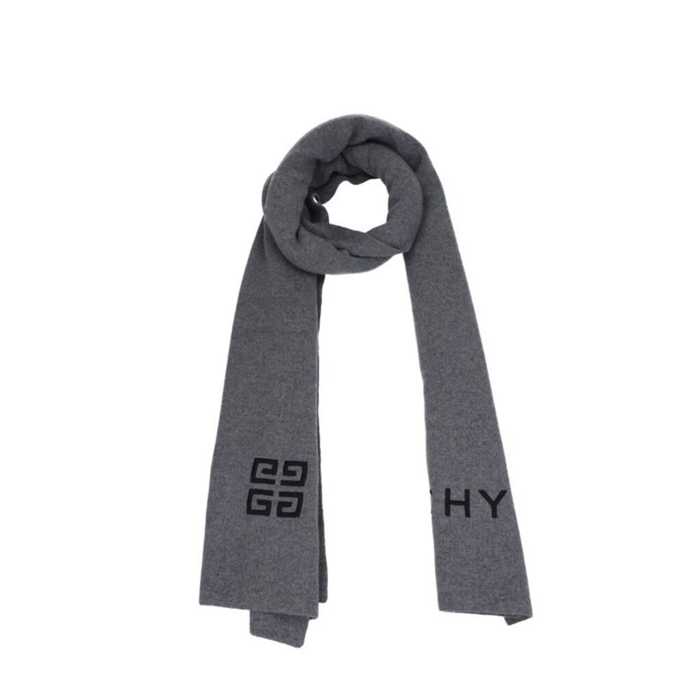Givenchy Gray Wool Men's Scarf